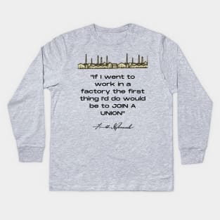 Franklin D. Roosevelt Quote Kids Long Sleeve T-Shirt